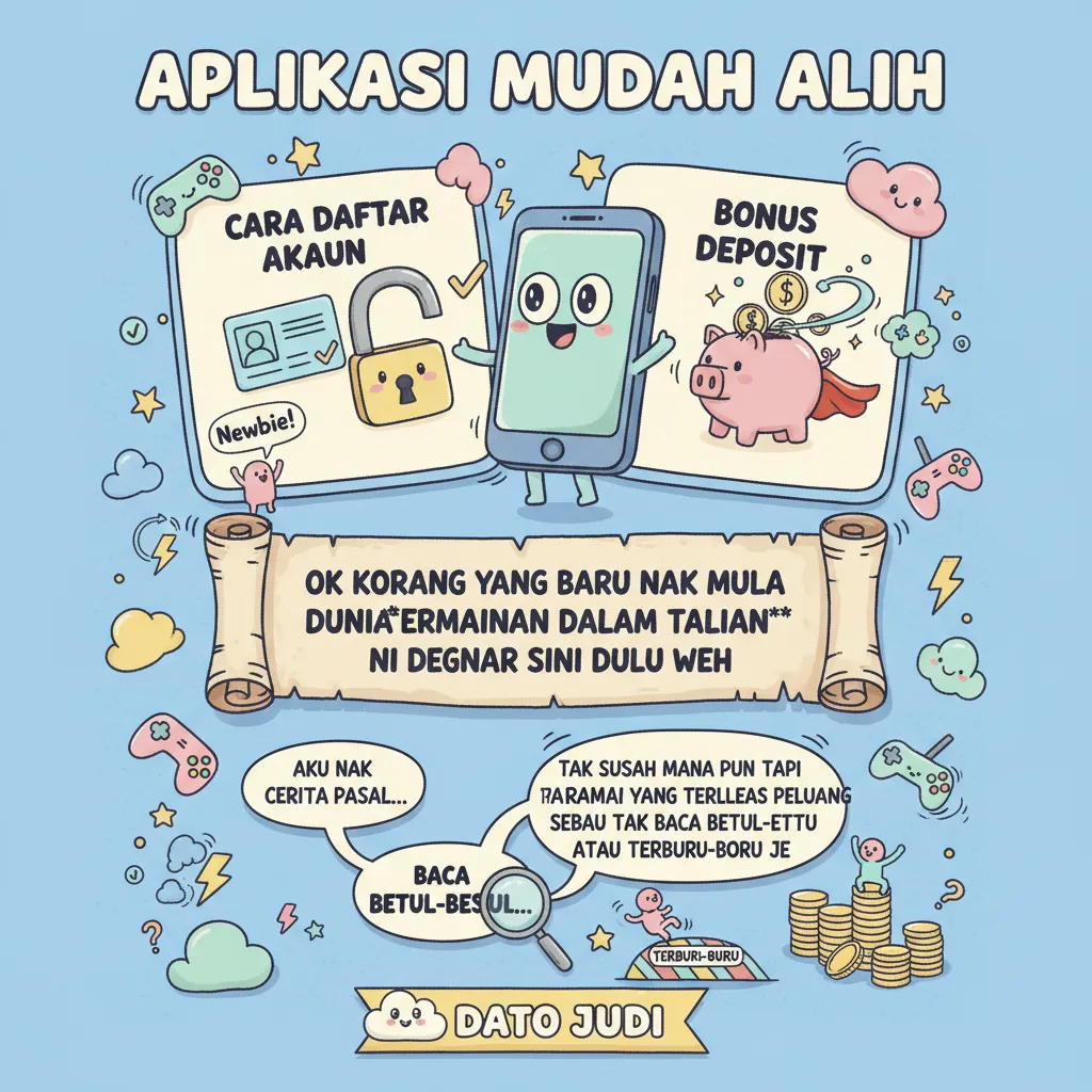 Dato Judi: Cara Daftar Akaun & Bonus Deposit