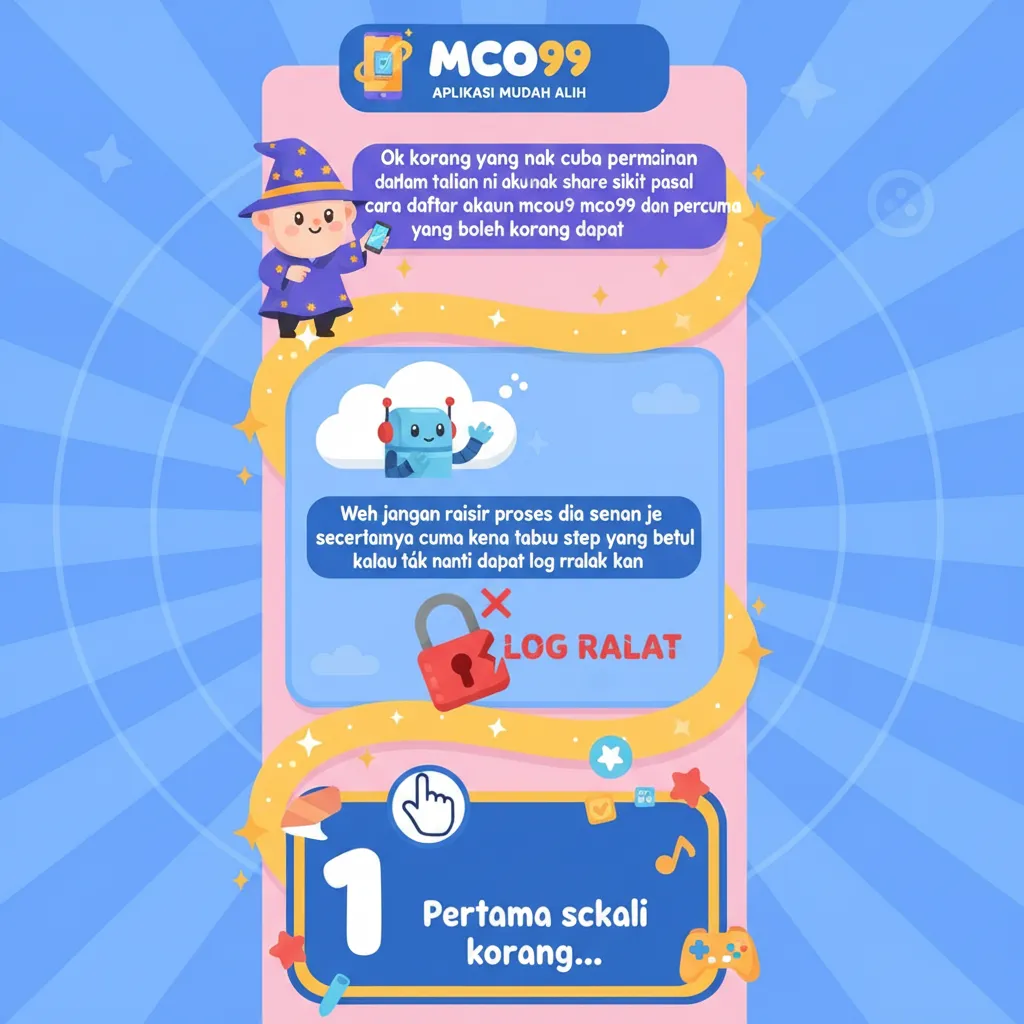 Cara Daftar Akaun mco99 Dan Bonus Percuma