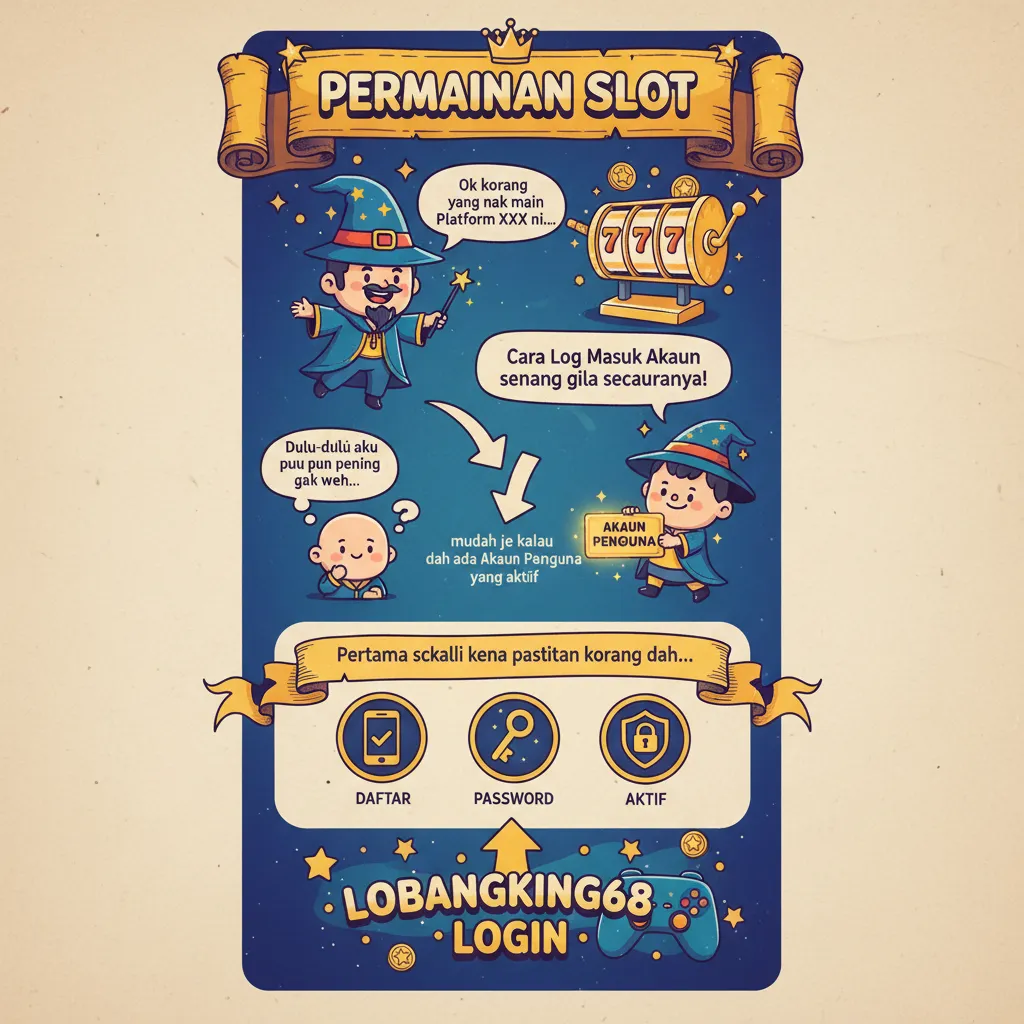 Cara Log Masuk Akaun & Permainan Slot
