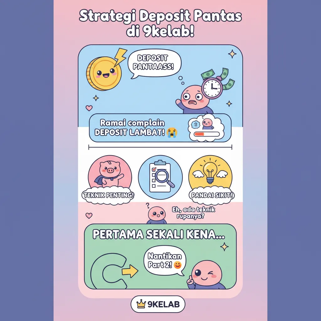Strategi Deposit Pantas di 9kelab