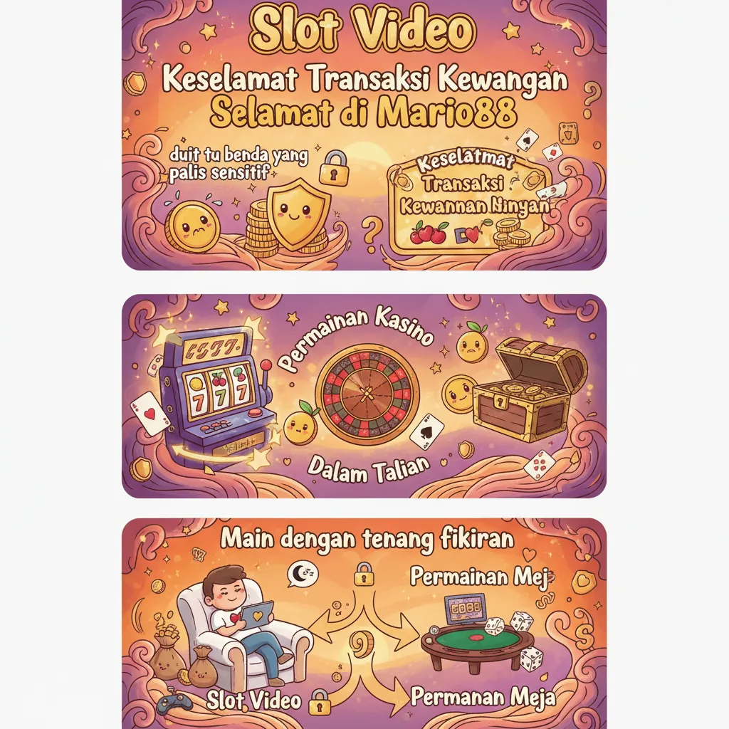 Keselamatan Transaksi Kewangan Selamat di Mario88